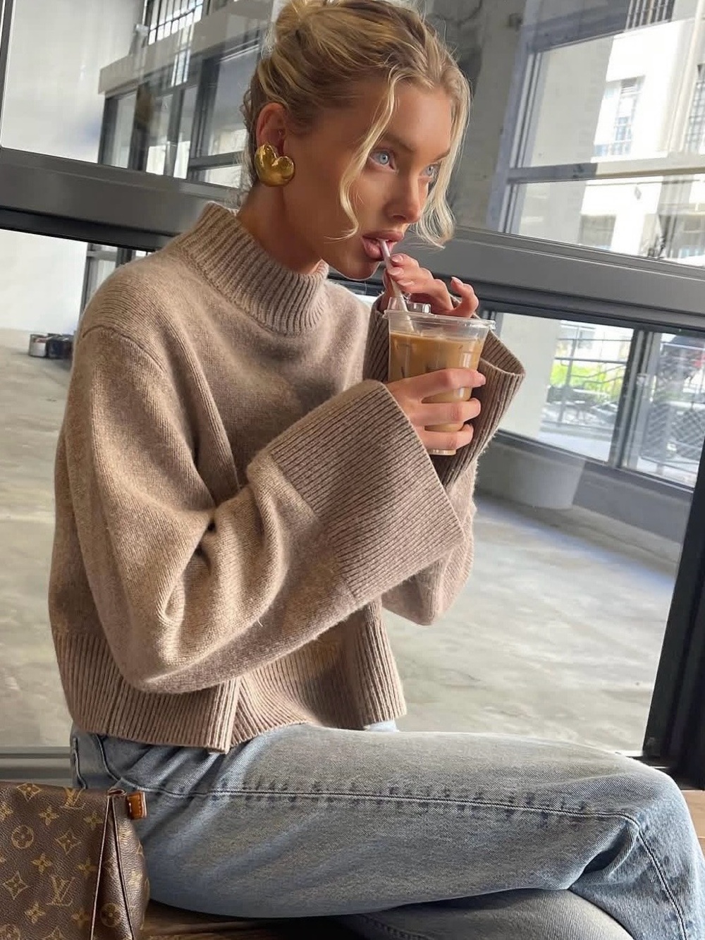 NWOT Helsa Pamelia Crew Neck Sweater